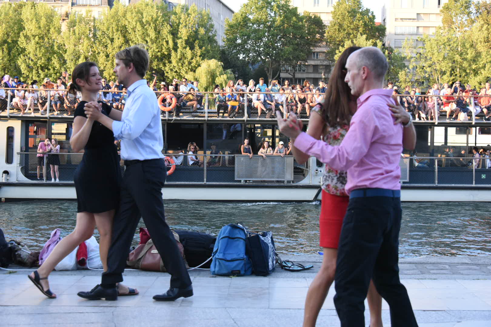 Danseurs de tango à Paris